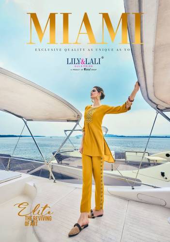 Miami By Lily & Lali Designer Kurti With Pant Collection